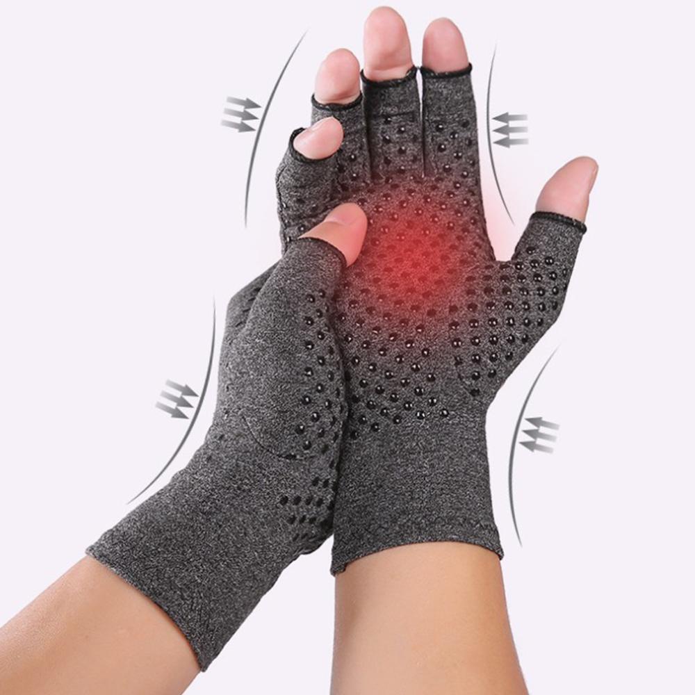 Vrouwen Mannen Handen Artritis Handschoenen Katoen Therapie Compressie Handschoenen Circulatie Grip Hand Artritis Gewrichtspijn Opluchting S/M/ L