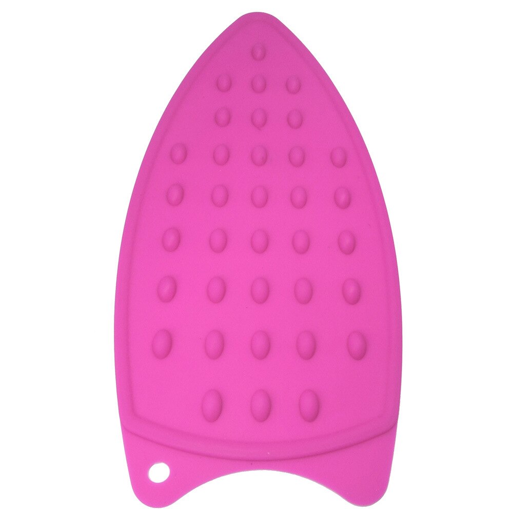 Silikon 1 PC elastyczny koc robić prasowania odporny na ciepło kropkowany bąbelkowaty przenośne żelazko podkładki robić prasowania podkładka na stół: fioletowy