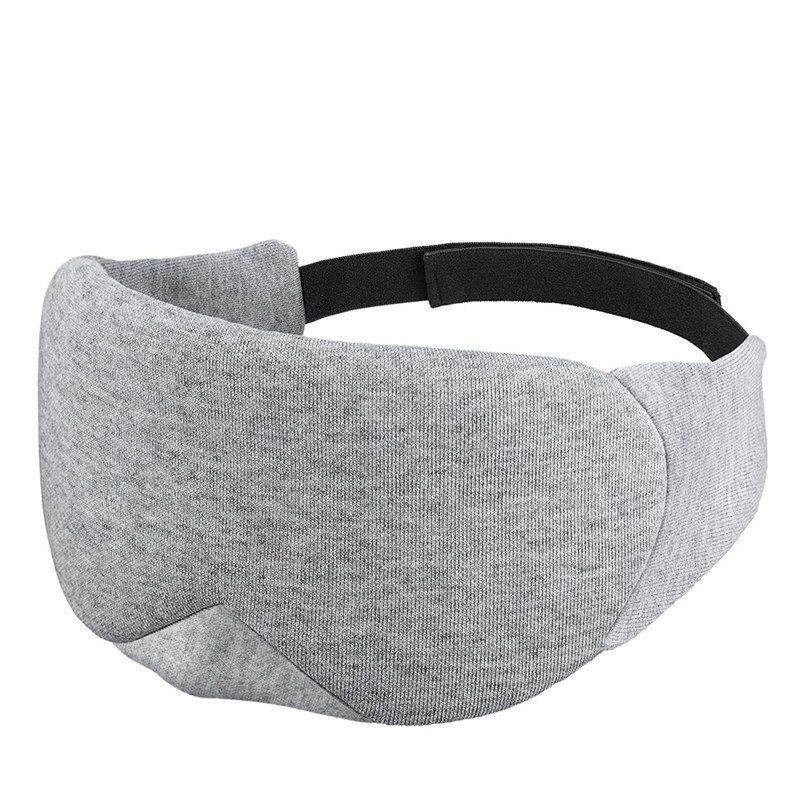 Sömnmask snabbt sova ögonmask ögonskugga täcka skugga patch kvinnor män mjuk bärbar ögonbindel resor sleepmasker: Grå