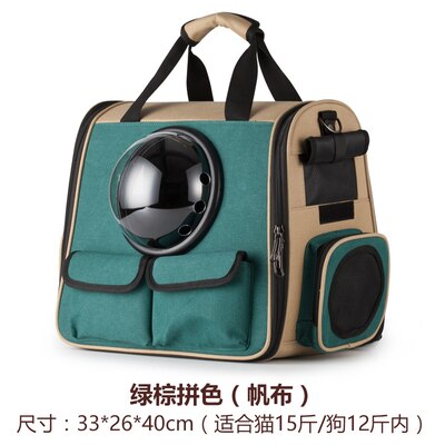 Cat space bag cat backpack pet dog travel out backpack back dog cat cat canvas carry cabin school bag
