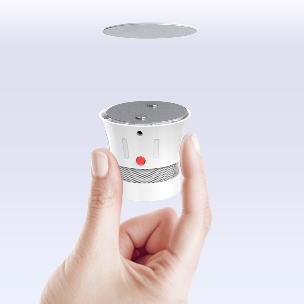 5Pcs Magnet Stickers Smoke Detector Holder Fire Detector Magnet Smoke Detector Sticker Smoke Sensor Magnet without Screws