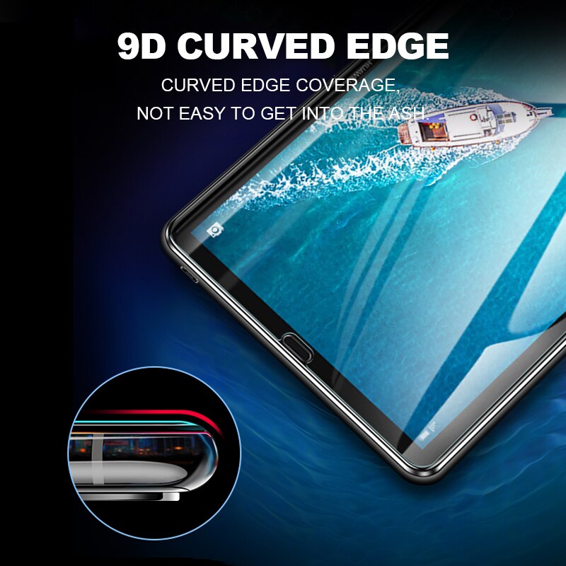 Verre trempé pour Huawei T5 10 verre tablette protection d'écran pour Mediapad M5 lite Pro M6 10.8 8.4 M3 Lite 10.1 8 T3 Film