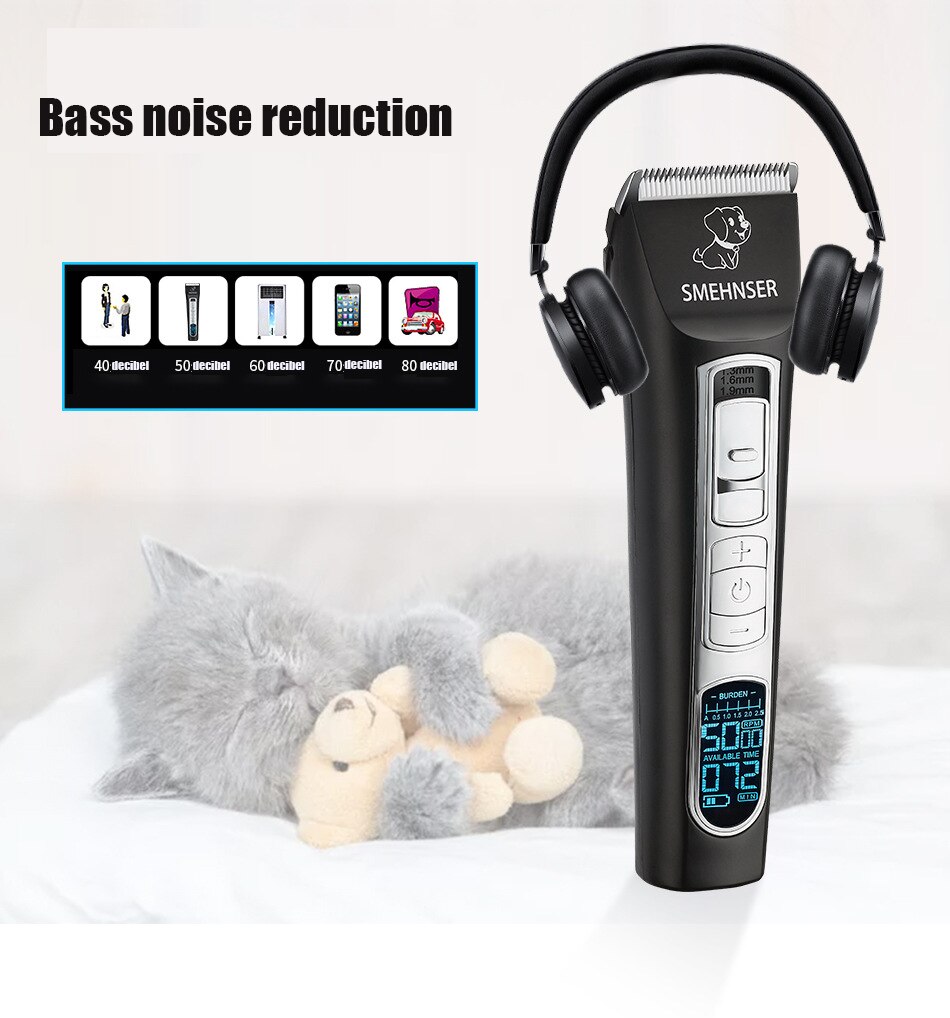 D1- s tondeuses voor honden lcd-scherm hondenkapsel trimset krachtige machine voor dieren huisdier yorkshire