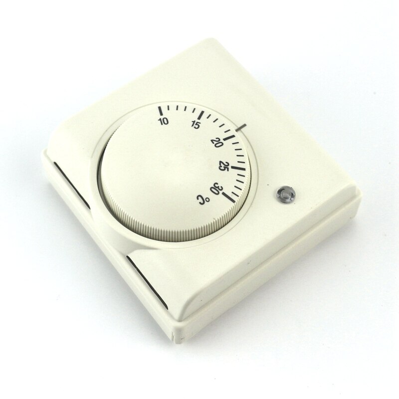 6A 220V AC Mechanical Room Air Thermostat Regulator Floor Heating Thermostat Temperature Controller Adjust Temperature