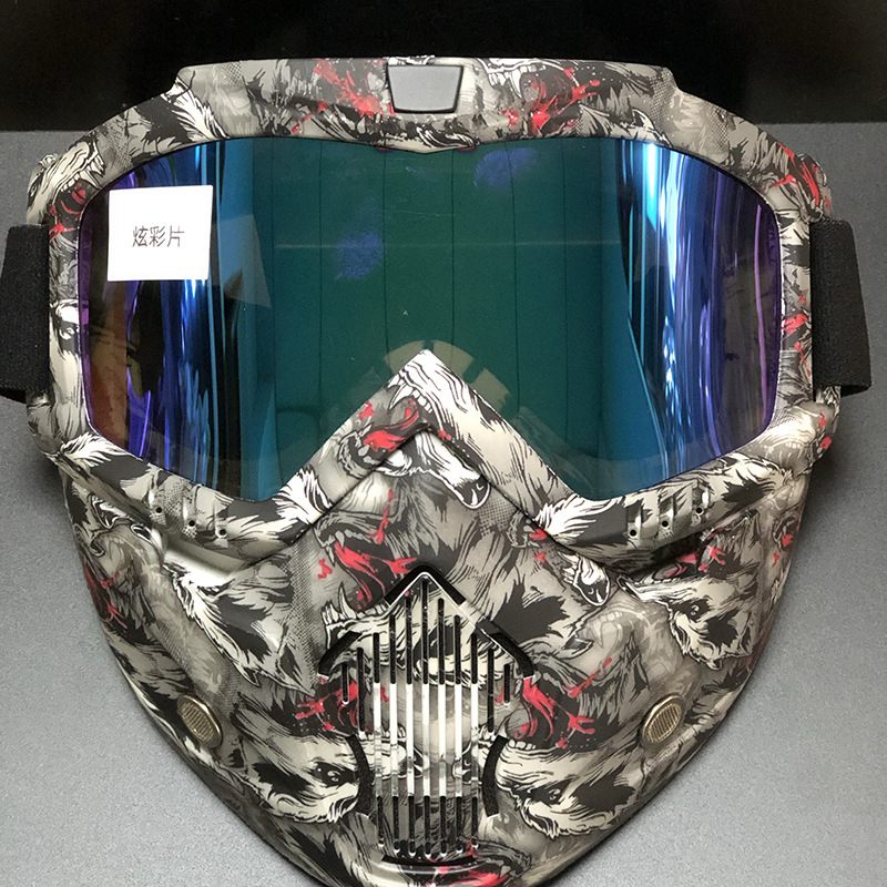 Fahrrad brille Maske Motocross Brille MTB ATV MX UV-Schutz wind dicht Anti-Fog-Schutz abnehmbar verstellbar Gafas Protectoras