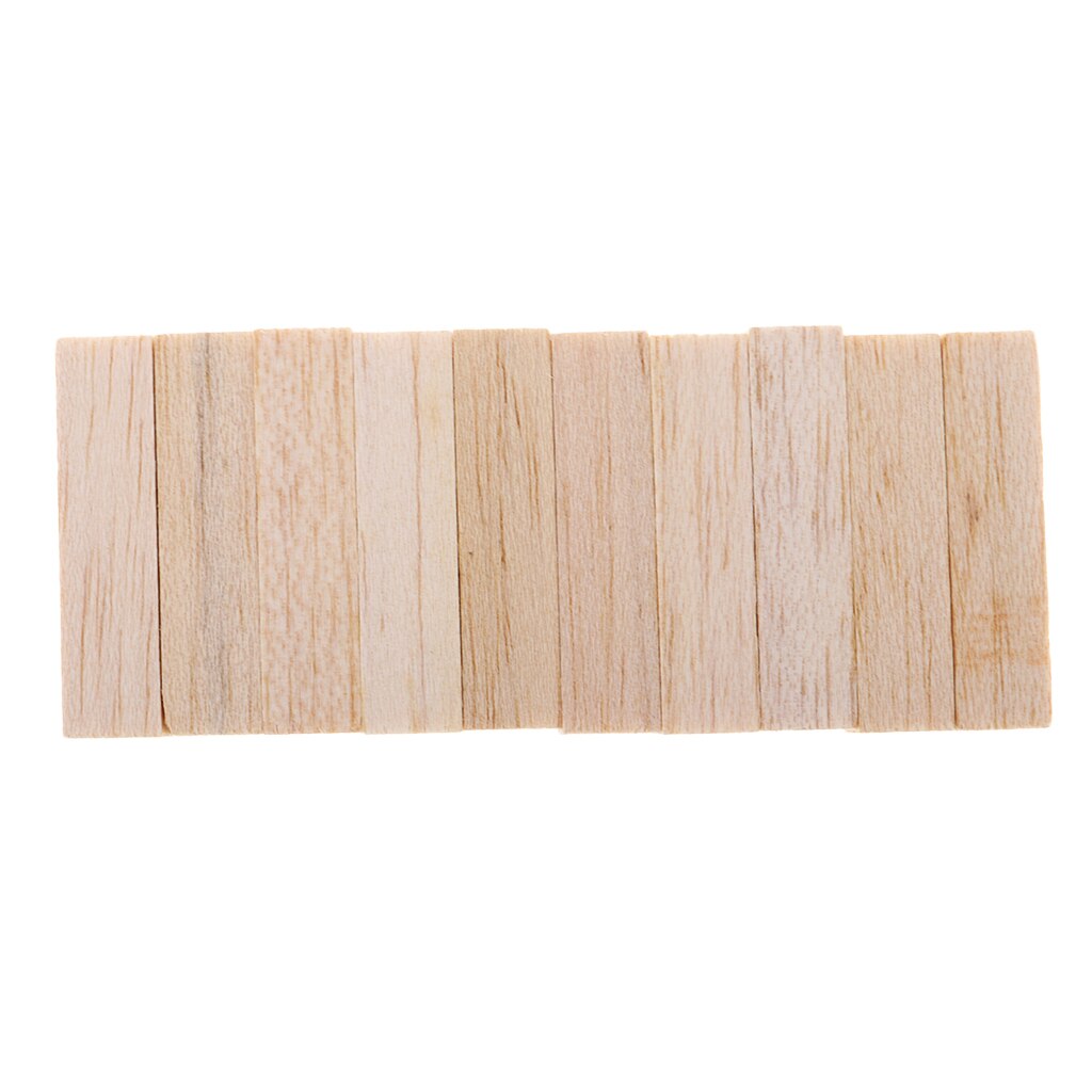 10 Pieces Of Balsa Wood Wooden Blocks Wood Cubes Natural Wood Wooden Sticks Square Balsa Wood Stick Block Woodcraft Dowel Rod