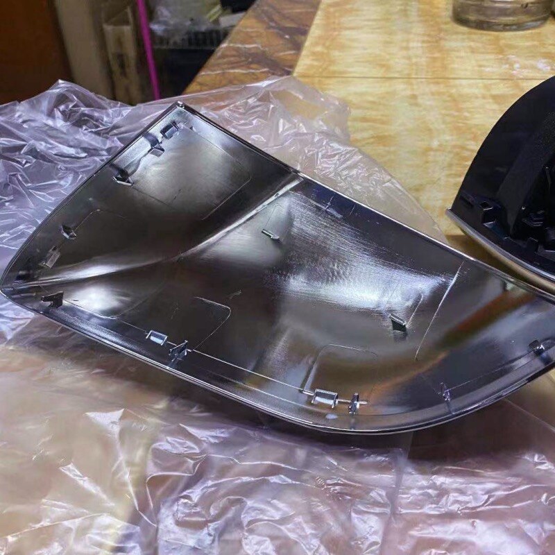 Een Paar Vervangen Vervangende Onderdelen Voor Tesla Model 3 Y Refit Accessoires Achteruitkijkspiegel Plastic Galvaniseren 1:1