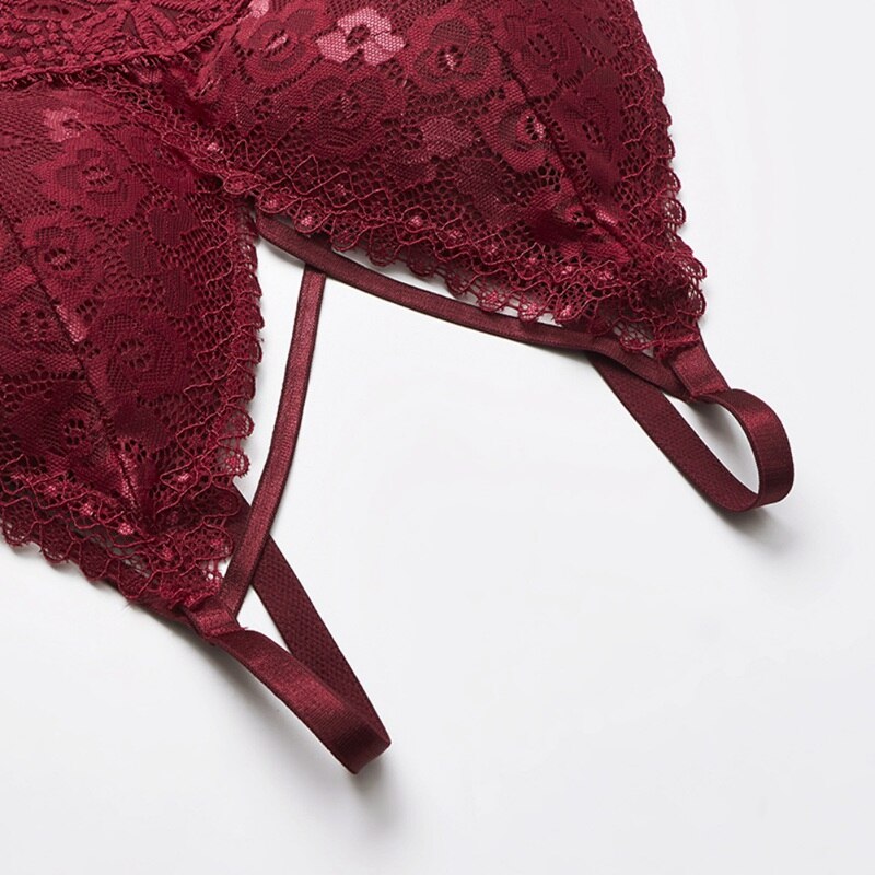 Vrouwen Push Up Draadloze Lace Bra Top Vrouwen Plus Size Bralette Ondergoed Lingerie Volle Cup