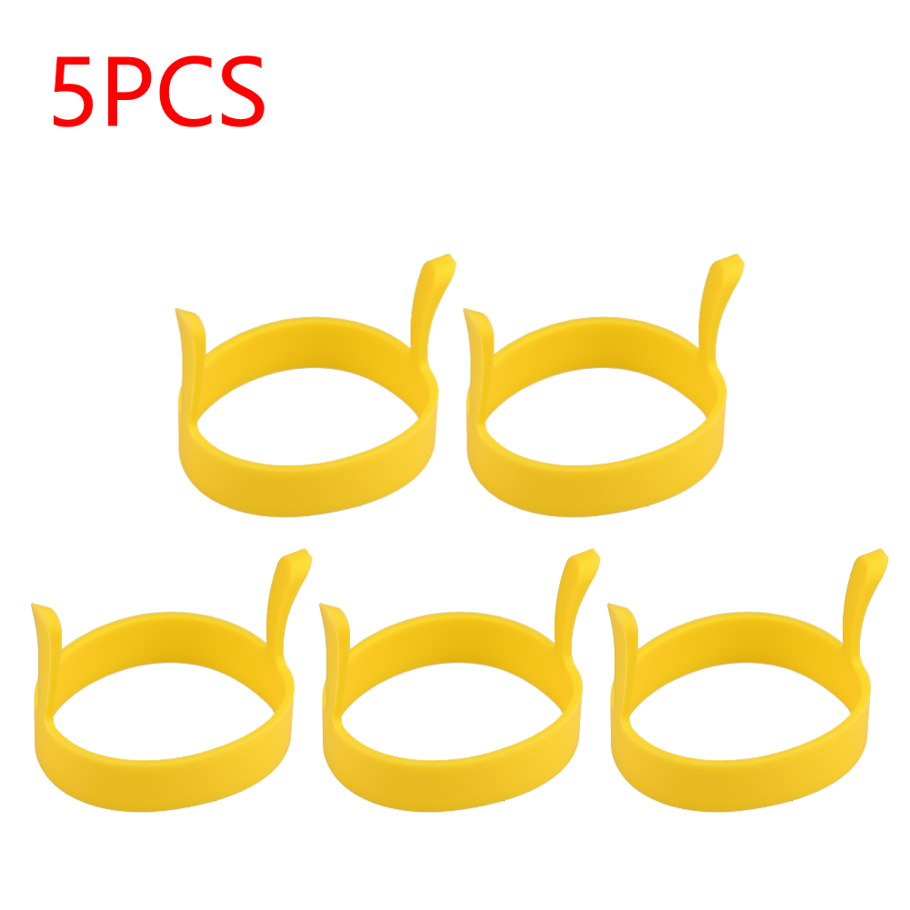 Silicone Ring Fried Egg Mold Nonstick Pancake Ring Molds Omelette Fried Egg Mold Cooking Frying Egg Mould Kitchen Cooking Gadget: Chocolate