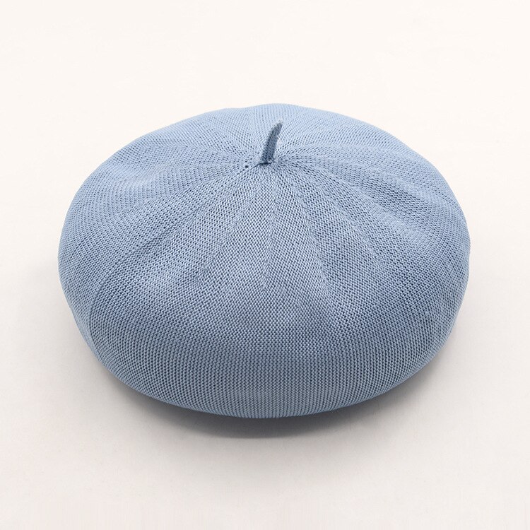 Caluriri Spring Summer Hat Pumpkin Beret Painter's Cap Retro Knit Breathable Art Painter's Cap Octagonal Cap Beret Cap