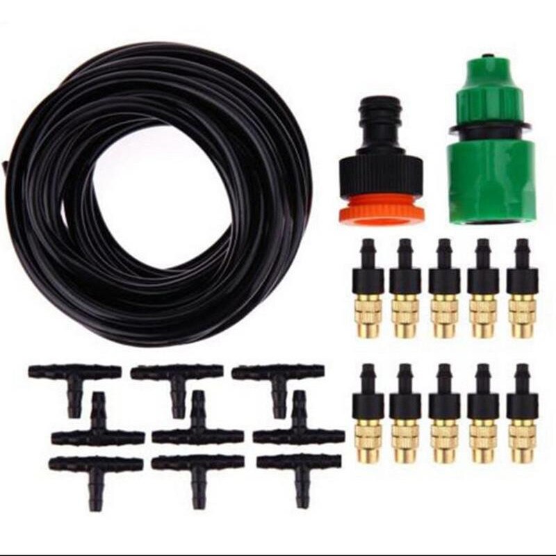 4/7mm DIY Drip Irrigation System 5M-25M Watering Garden Hose Micro Drip Watering Kits with 1/2" 3/4" Connector Plant Watering