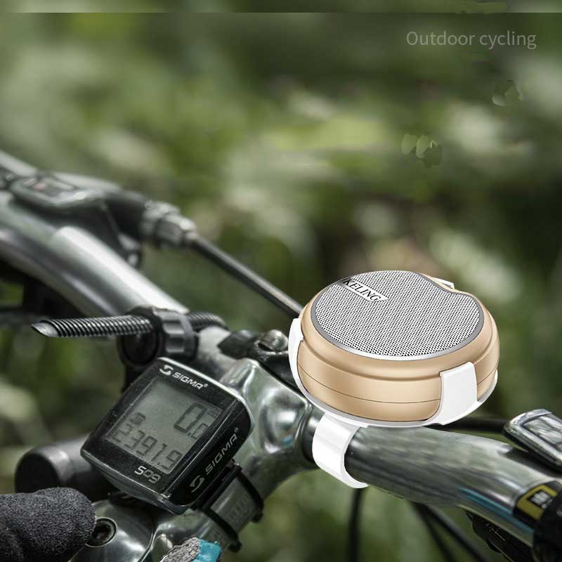 Tragbarer bluetooth-lautsprecher für fahrräder, fahrradsäulenlautsprecher, akustik-sound-boombox, soundbar, woofer, freisprecheinrichtung, outdoor-lautsprecher