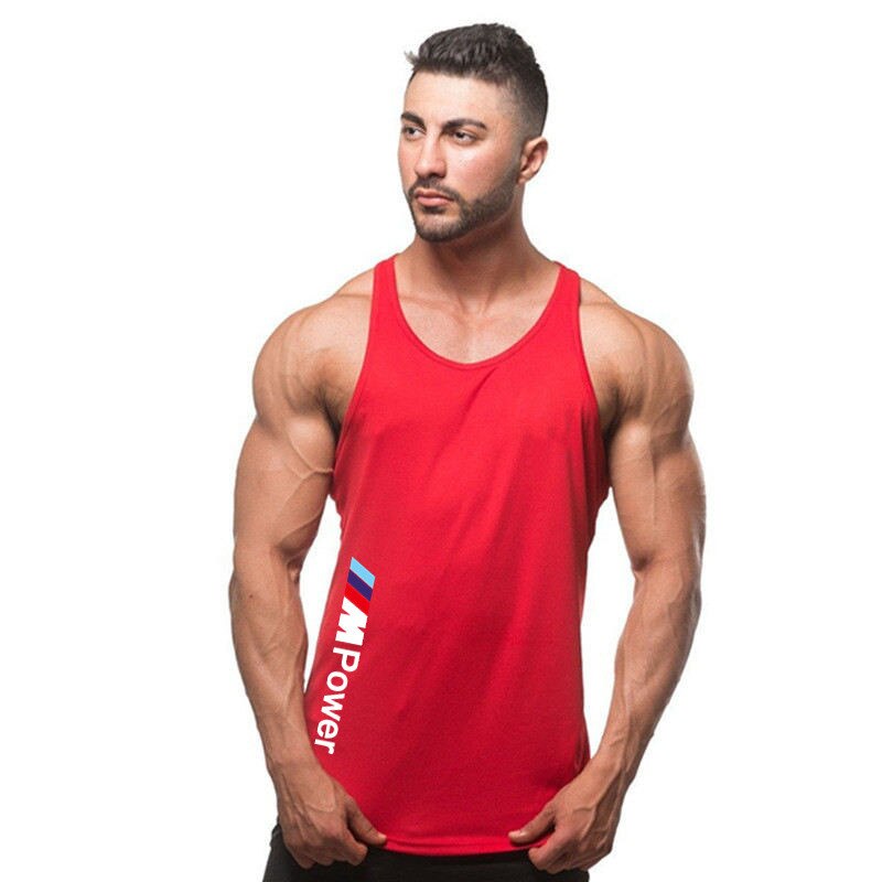Camisetas de compresión sin mangas para hombre, camiseta de Fitness para hombre, camiseta culturismo, chaleco de gimnasio para Fitness