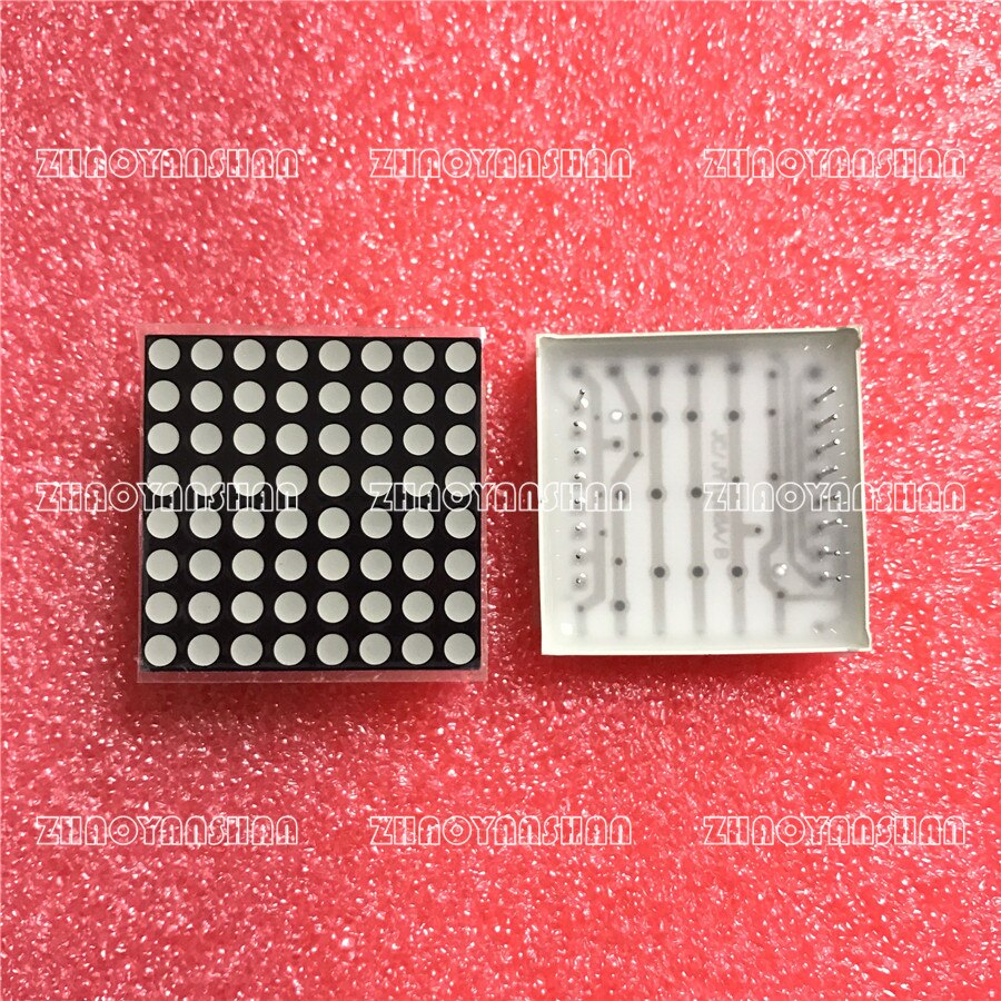 10pcs X LED Dot Matrix Display 8x8 3mm 32*32MM Blue Common anode LED display 1088BB