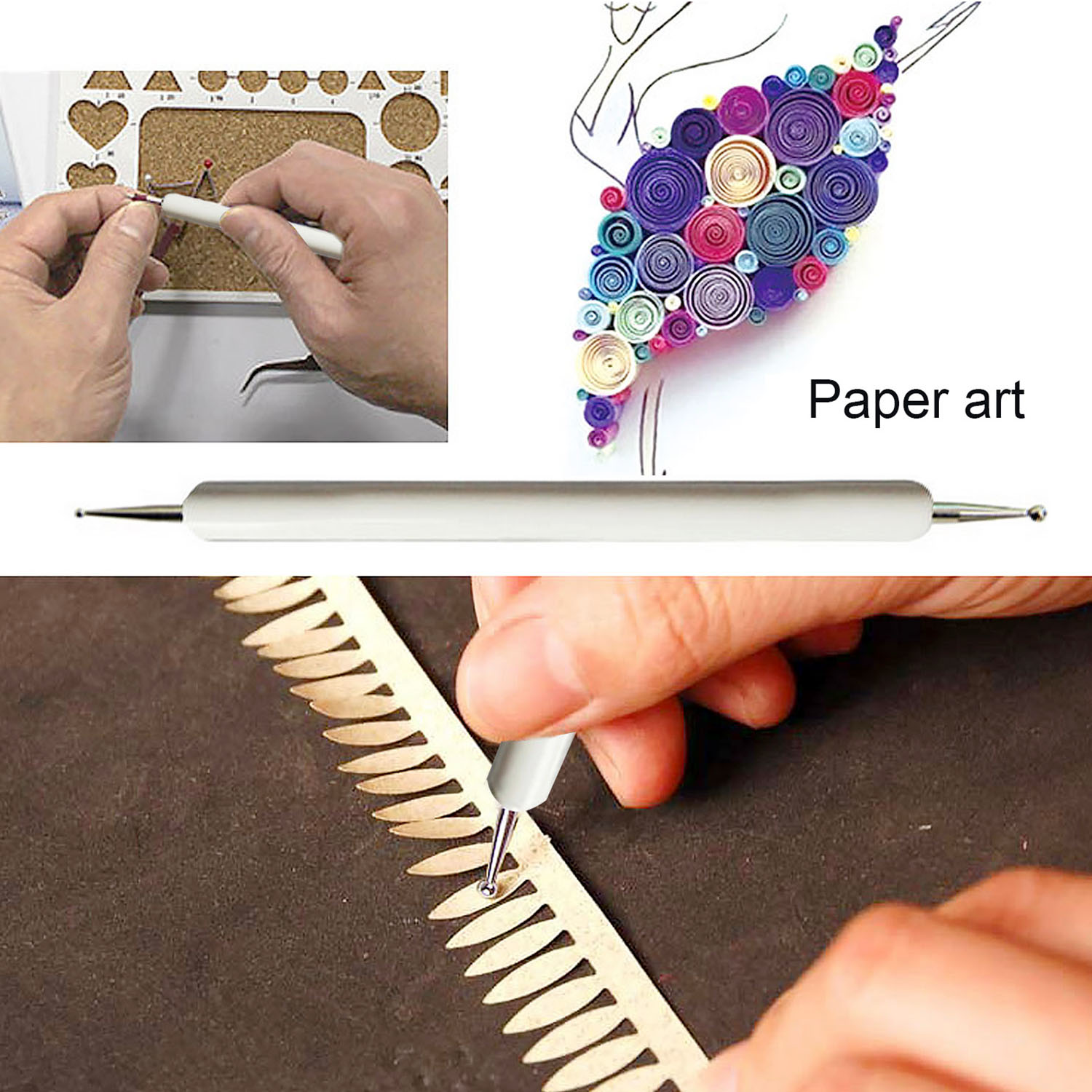 100 Sheet A4 Size Reusable Carbon Tracing Transfer Paper + 5PCS Embossing Stylus for Canvas Wood Glass Metal Ceramic Clay
