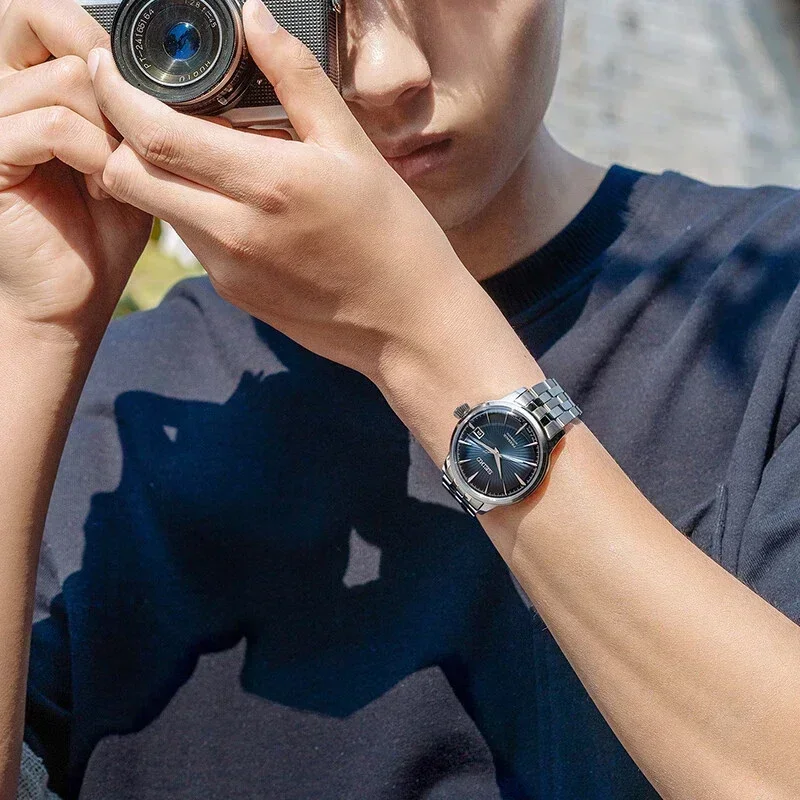 Seiko Horloge 100% Originele Srpb41j1 Presage Serie Heren Horloges Japans Roestvrij Staal Waterdicht Zakelijk Mode Polshorloge