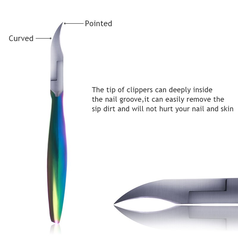 Geboren Pretty Chameleon Nail Teennagel Clipper Trimmer Nipper Cutter Ingegroeide Rvs Pedicure Care Nail Art Gereedschap