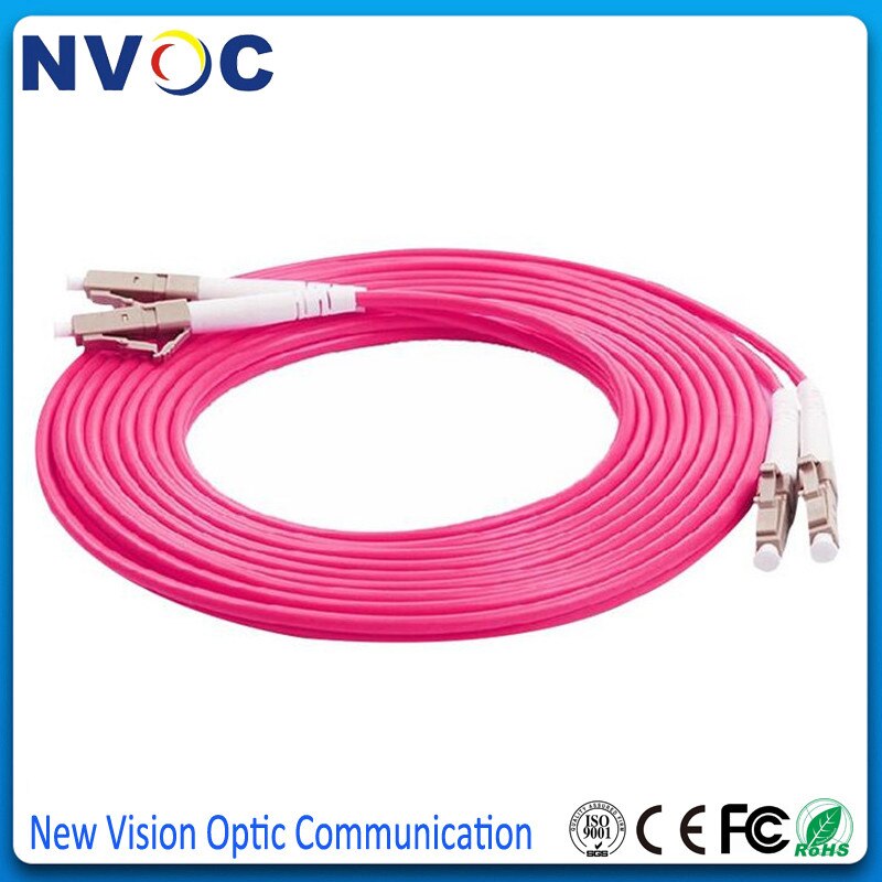 LC-LC Multi-Mode MM OM4 40G Duplex DX 10M Fiber Optic Cable,LC UPC Fiber Optic Patch Cord
