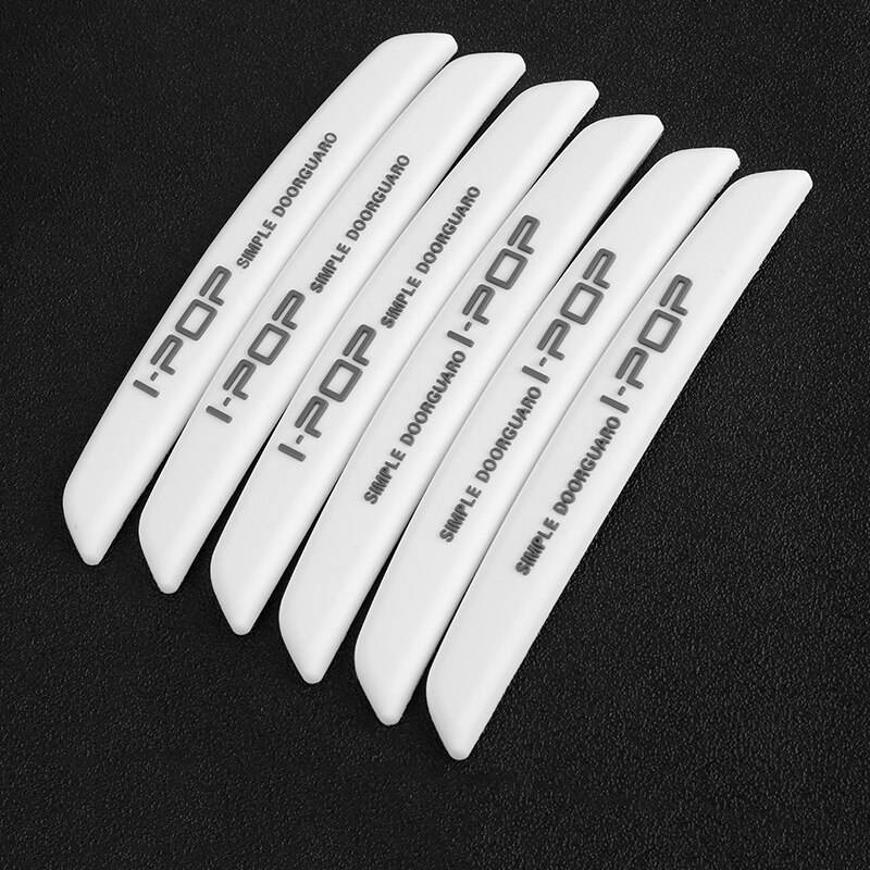 Protector de puerta de coche, 6 uds., para Borde de esquina, Protector de protección de moldura embellecedora, Protector de rayas, barra de Tope de puerta de coche: 2