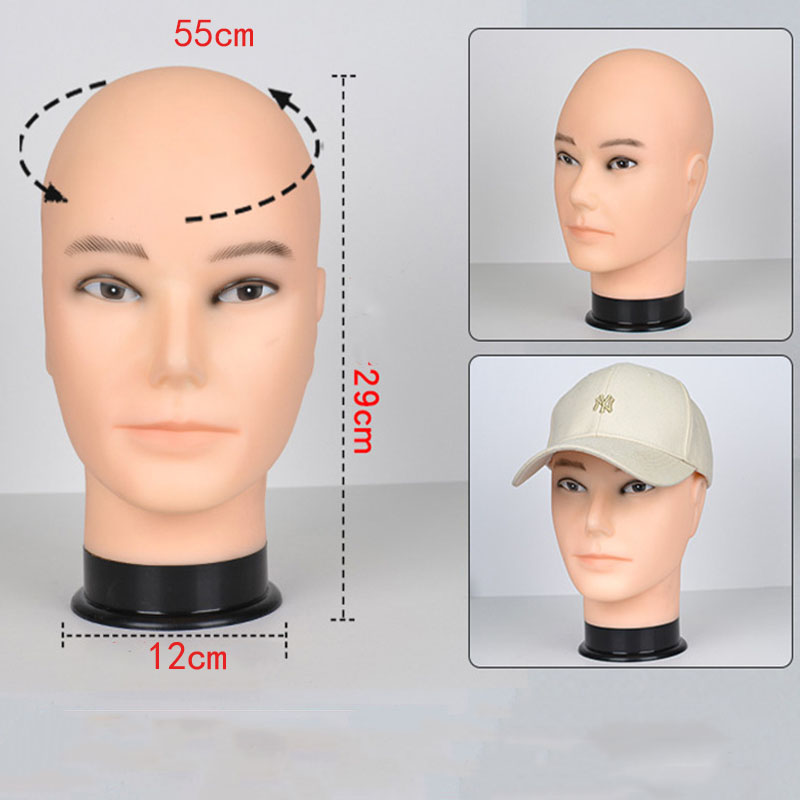 Duży rozmiar męski Headdoll głowa manekina głowa treningowa ze stojakiem do wyświetlania peruk fryzjer fryzjer praktyka szkoleniowa