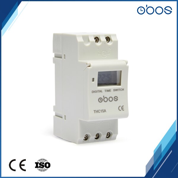 front panel din rail mounting digital timer switch for Street lamps, neon light, billboard etc