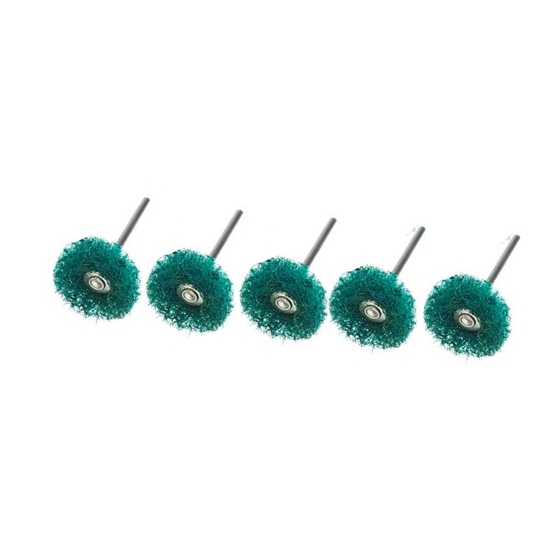 20Pcs Polishers Buffers Abrasive 1" Scotch Brite Wheels Fit For Dremel Mixed Set
