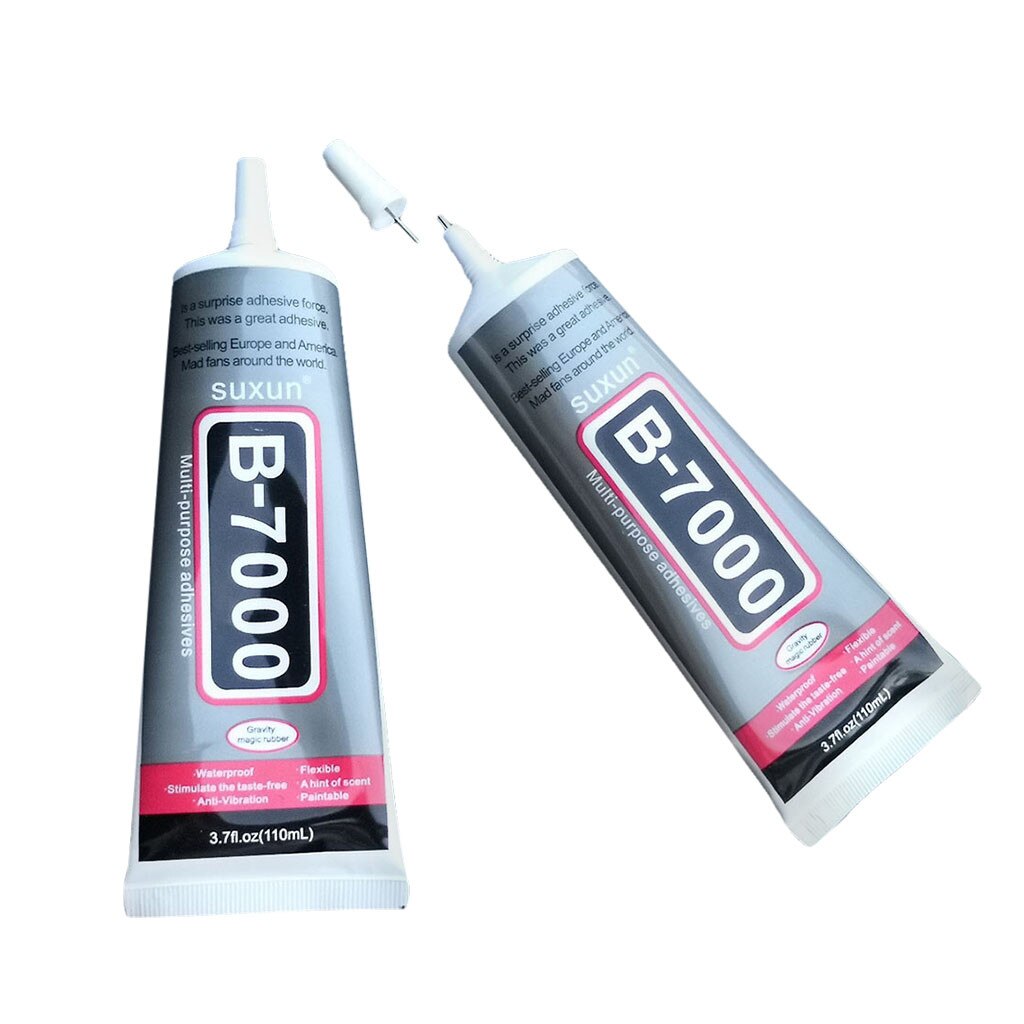 Pegamento líquido impermeable Super E7000, adhesivo de cuero metálico para escuela, álbum de recortes, Bond, resina epoxi, tela de madera, diamantes de imitación
