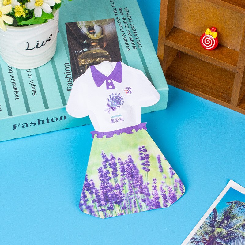 Premium Scented Sachets Lovely Fresh Fragrance Air Freshener Deodorizer Scented Sachets Bags for Drawer Closets JS22: Lavender