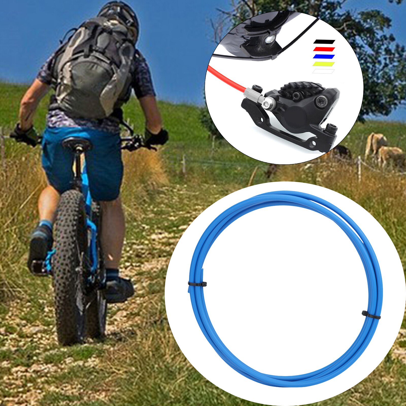 Lot De 2 Connecteurs De Câble De Frein Pour Vélo – Réglage Précis Du Dérailleur, Rouge, Noir Ou Titane – Alliage Alu Robuste