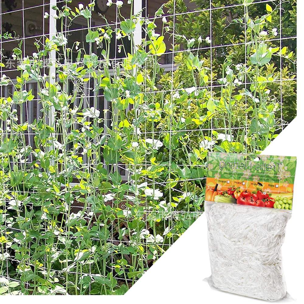 Plant Climbing Net Mesh Flower Cucumber Plants Landing Polyester bird Net Frame Support Mesh Vine Trellis Netting Garden