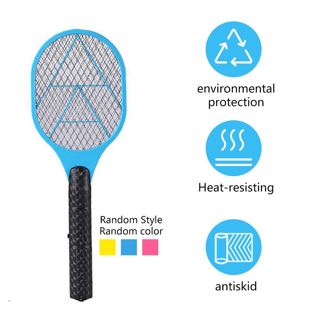 Handheld Elektrische Tennis Schläger Batterie Power Leichte Moskito-klatsche Pest Bug Fly Moskito-killer Repeller Zapper Klatsche