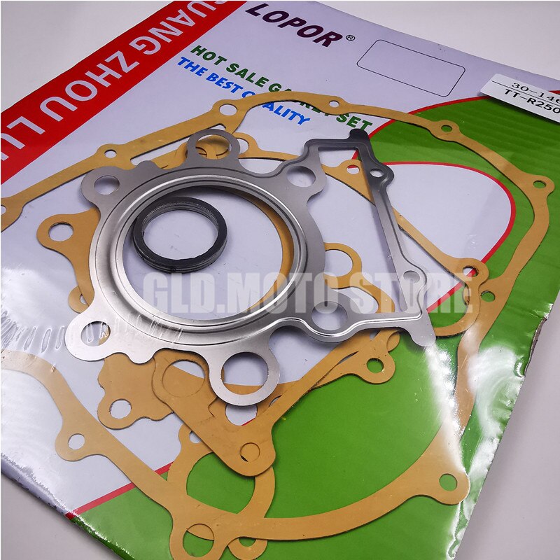 Motorcycle Complete Engine Cylinder Cover Overhaul Pad Gaskets For YAMAHA TTR250 TTR 250