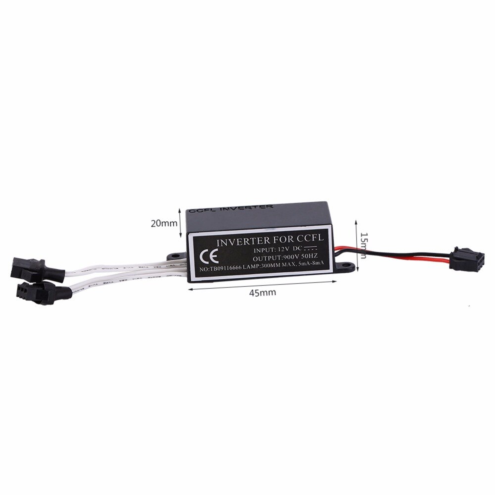 Top 12V CCFL inverter for CCFL angel eyes light lamp bulb halo ring spare ballast fit for BMW E36 E46 and all cars