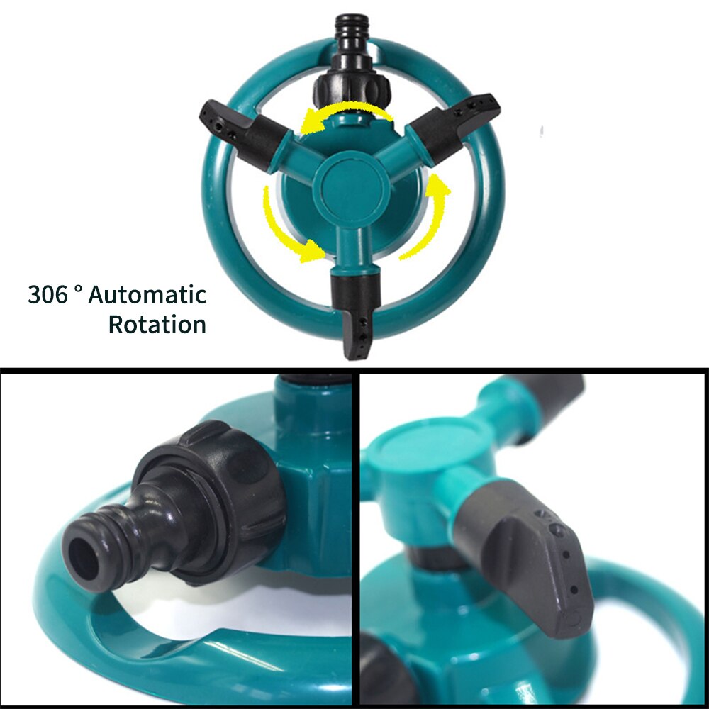 Tuinsproeiers automatische bewatering gras gazon 360 roterende watersproeiers 3 armen sproeiers tuin irrigatie gereedschap