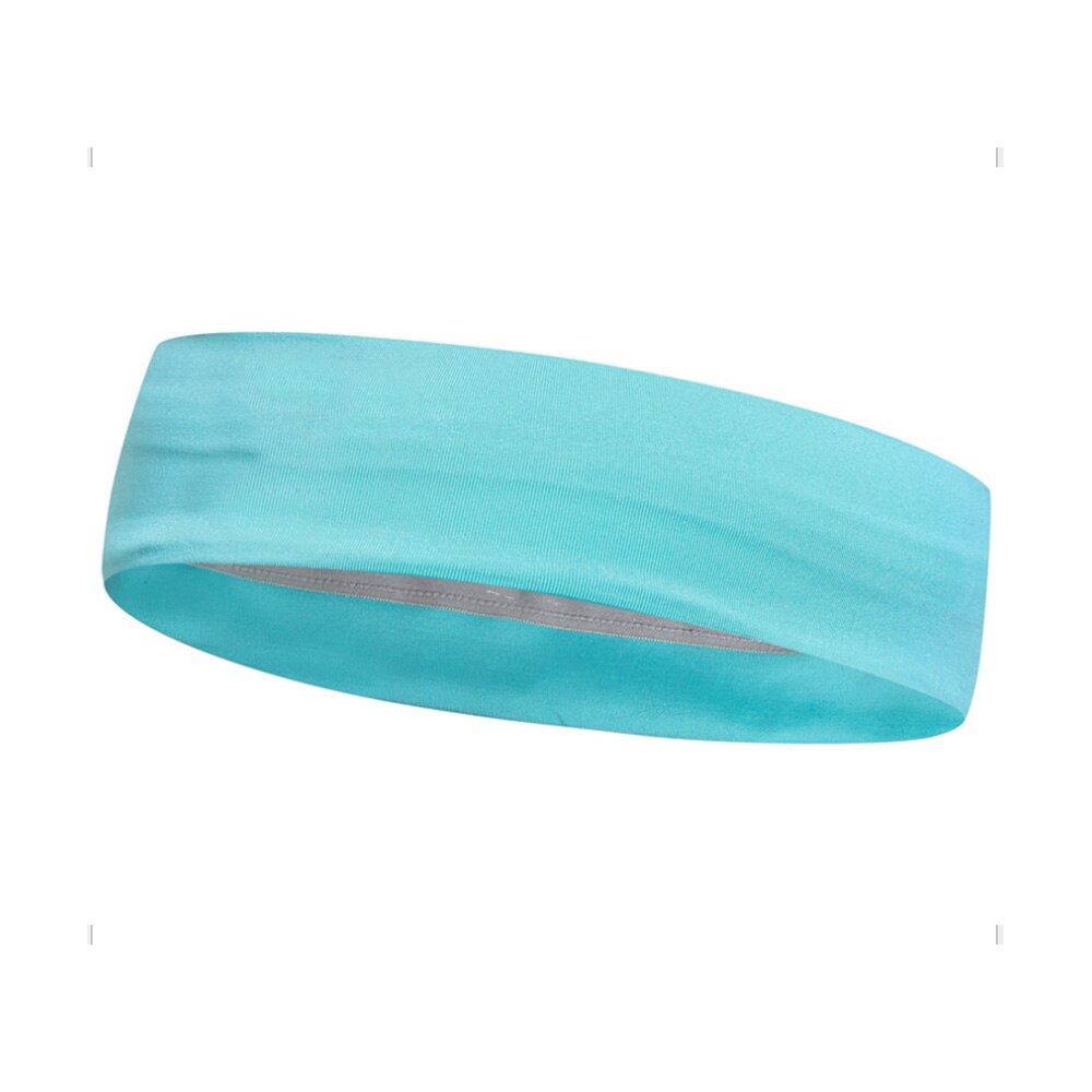 6 farver absorberende sportssvede pandebånd svedbånd til mænd og kvinder yoga hårbånd hoved svedbånd sportssikkerhed: Blå