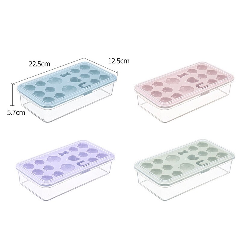 Penguin Modeling Food Grade Ice Model DIY Homemade Transparent Cover with Bottom Box Fun Ice Lattice 17