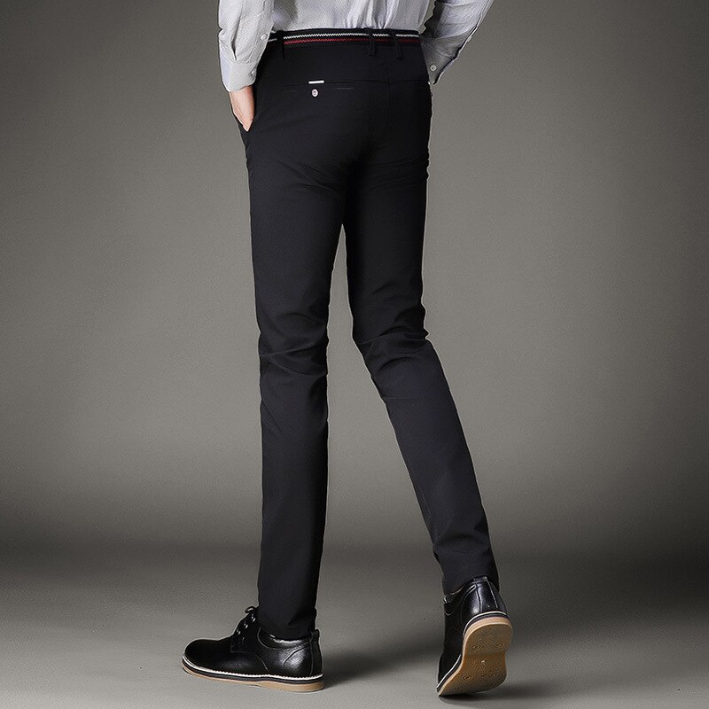 Jbersee pantalones de vestir para hombre, pantalones formales ajustados, traje, pantalones de negocios informales para boda para hombre, vestido negro para hombre, pantalones de perfume masculino