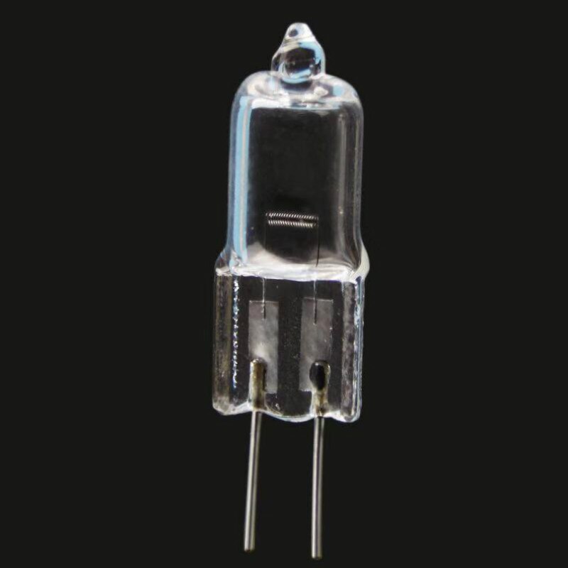 50 stk/parti halogen  g4 lys  g5.3 pære 35w 20w 10w 220v 12v 24v 6v halogener 3000k hvide  g4 halogen pære led udskiftning