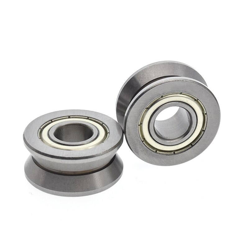 4pcs LV202-41 ZZ 15x41x20 mm V groove puller roller ball bearing Traces walking guide rail bearings 15mm * 41mm * 20mm