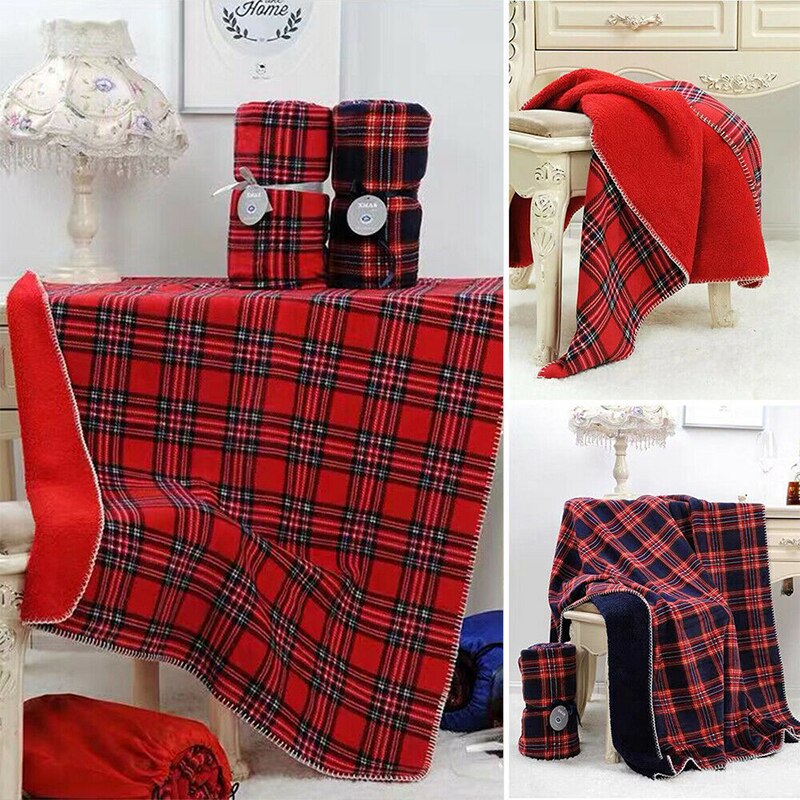 Warm Flanel Fleece Deken Voor Bed Super Zachte Fluwelen Plaid Patroon Deken Reizen Dutje Sofa Gooi Dekens Xmas Dcoration