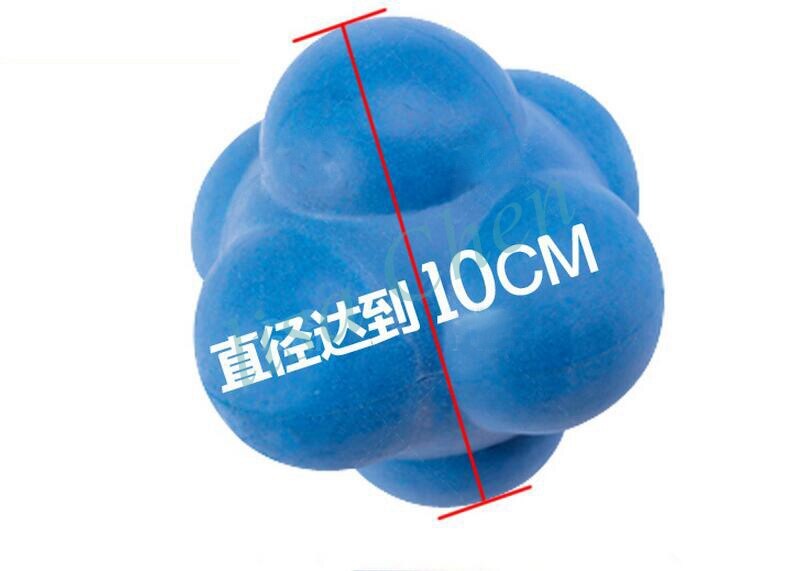 7,5/8/10 cm pelota de reacción de goma Agility Coordination Reflex ejercicio pelota de entrenamiento Fitness baloncesto velocidad de respuesta de tenis