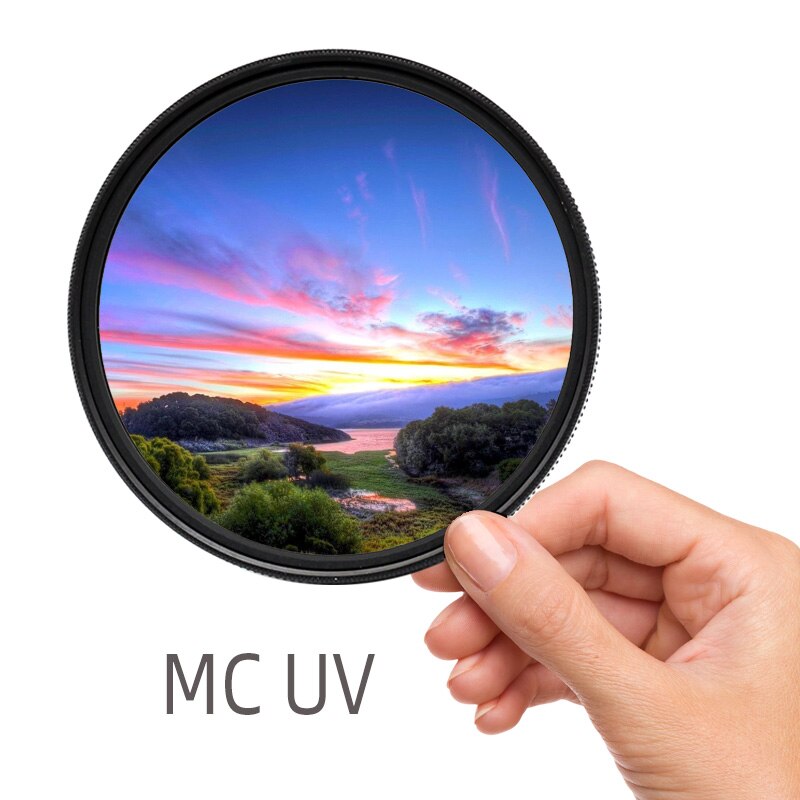 62mm multi-coated hd mc uv-beskyttelse kamera linse filter for sigma tamron 18-200mm sony nikon ultra fiolett glass filter