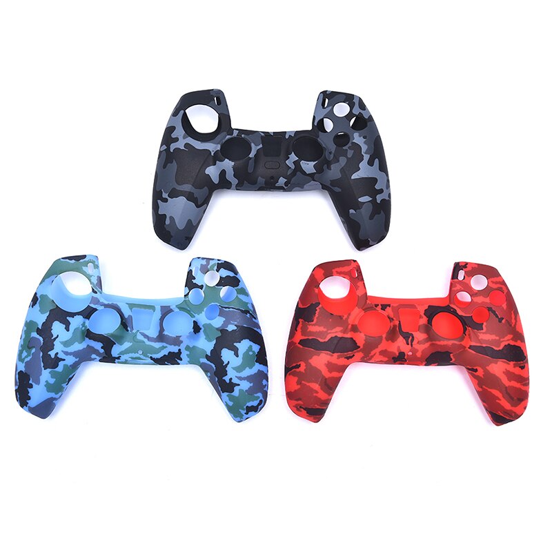 Handle Sleeve Silicone Cover Dustproof Protective Case for PS5 Controller