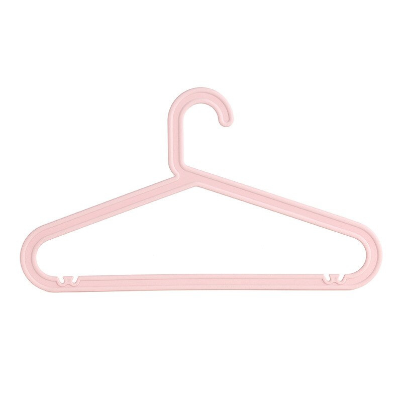 Cintre en plastique blanc pour adulte, 10 pièces, sans rayures, Support multifonctionnel antidérapant pour vêtements suspendus: Rose