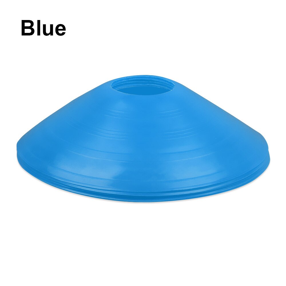 5Pcs Outdoor Sports Football Speed Training Disc Cone Inline Skating Cross Track Marker Soccer Cross Speed Training Marking Cup: Blue