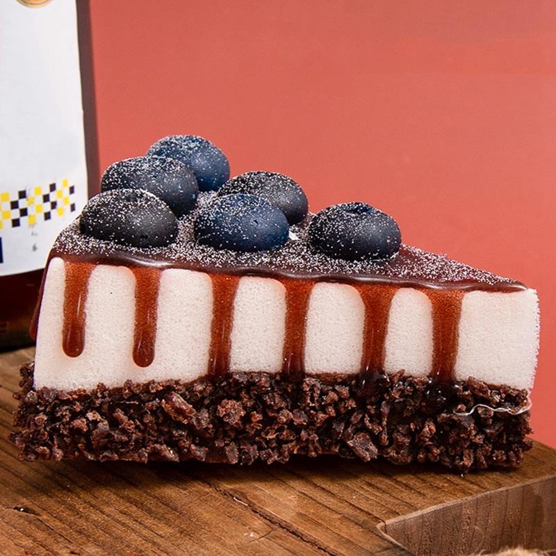 Mini pastel decorativo Triangular Artificial, modelo de comida, postre, fotografía, decoración del hogar, artesanías