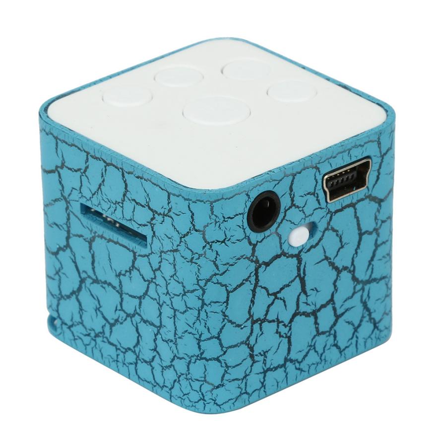 Mini USB MP3 Speler Ondersteuning 32 gb Micro SD TF Card Muziek Media walkman usb mp3 module: Blauw