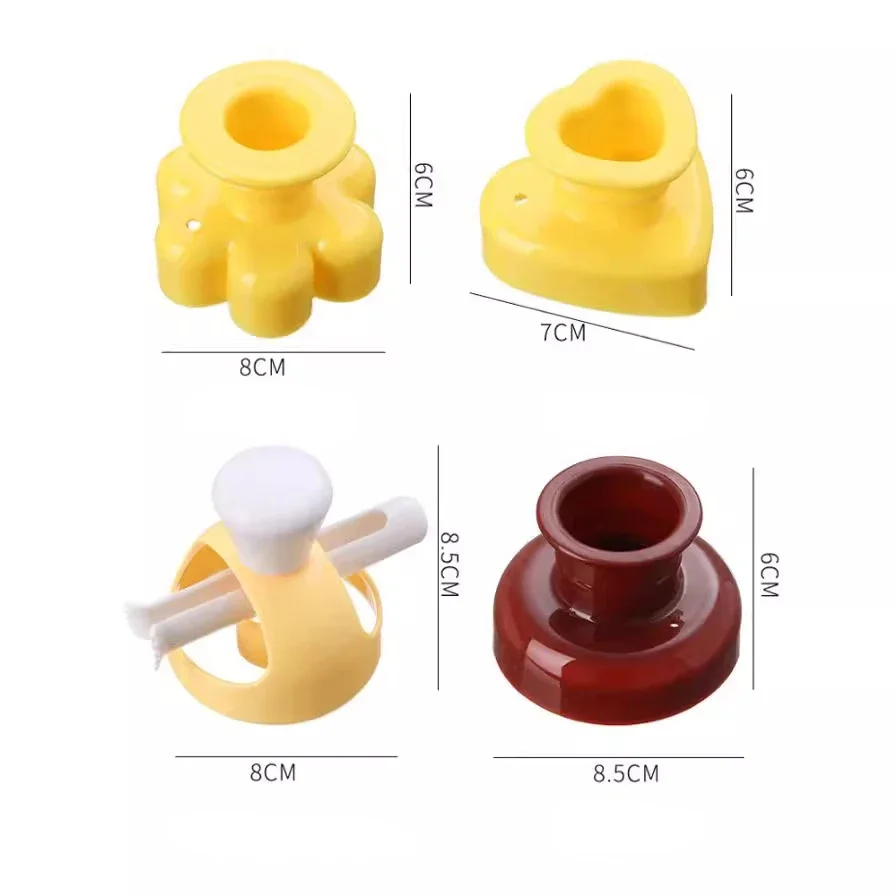 Cortador de moldes para rosquillas, bricolaje, comida, postres, pan, pastelería, Chocolate, herramienta para hornear, decoración, herramientas de cocina, aparatos, cortador de cocina: Azul cielo