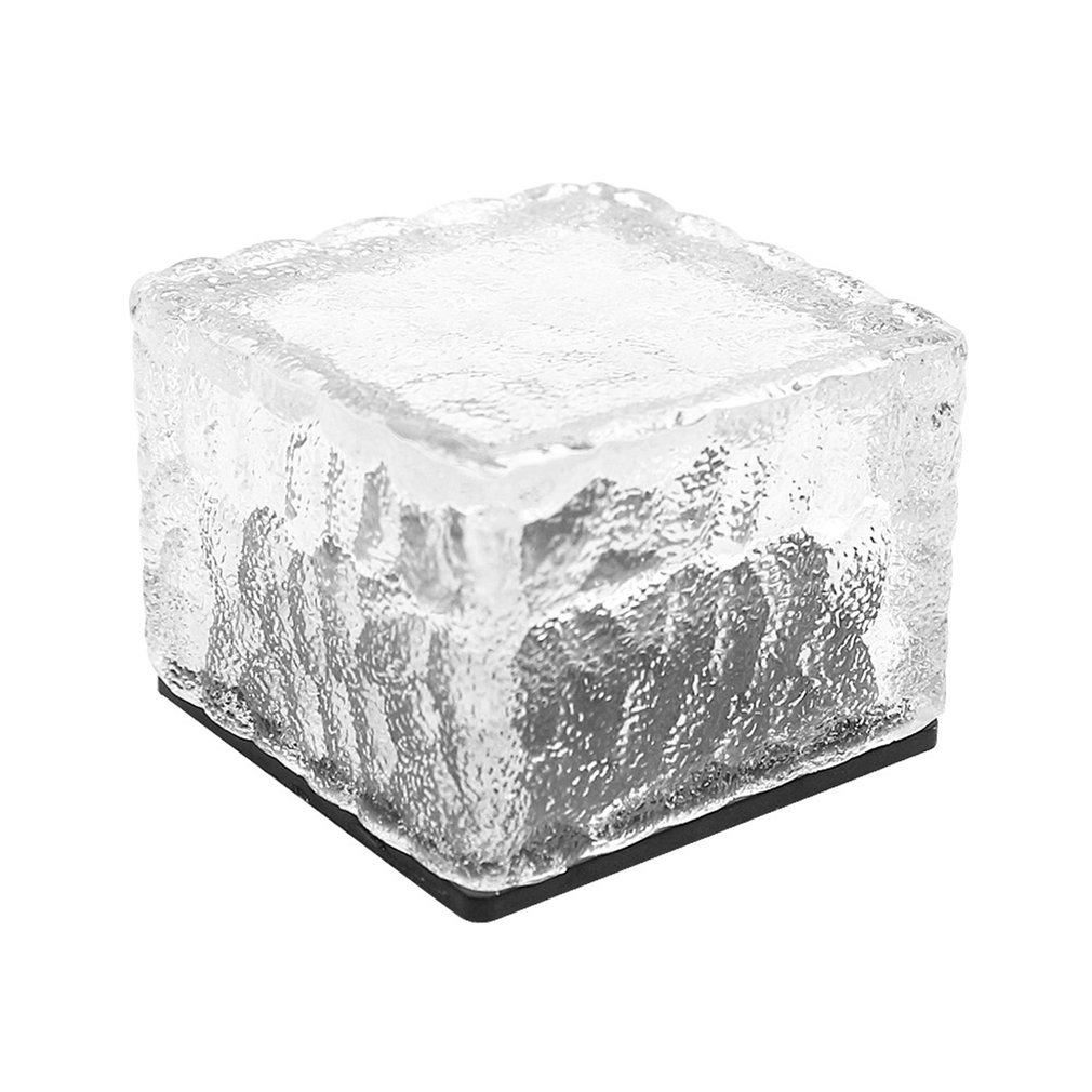 Waterdichte Zonne-energie LED Rock Licht Cube Brick Tuin Gazon Balkon Decoratieve Licht Lamp