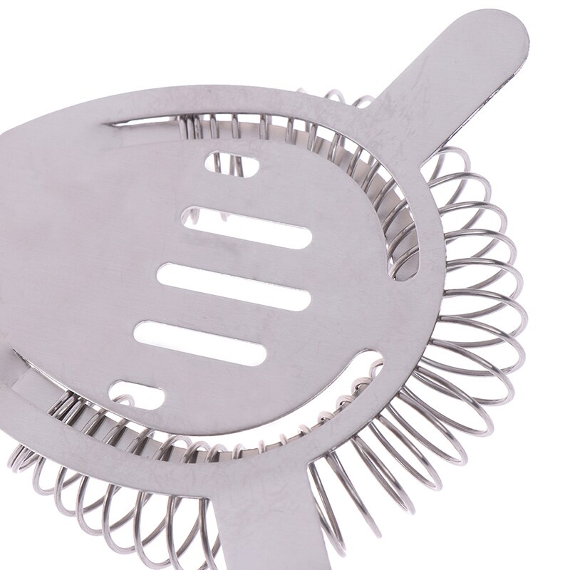 Cocktail Shaker Bar Ice Strainer Wire Mixed Drink Bartender Ice Colander Filter